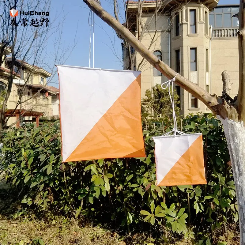 

30x30cm Orienteering Control Marker Flag, Portable Punch Included, Suitable for Class Teaching, Sports Competition & Outdoor Tra