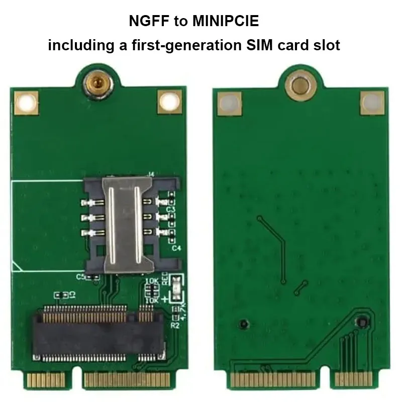 M.2 to MINIPCIE Adapter Board Supports 42*30mm B-key 4G/5G Modules