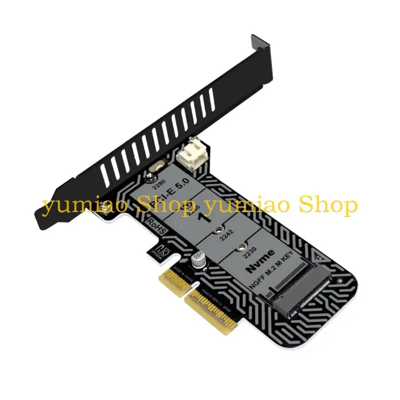 587B M.2 NVMe to PCIeX4 Adapter Card Enabling PCIe5.0 Enhances Fast Data Transfer for Intensive Gaming and Creative Work