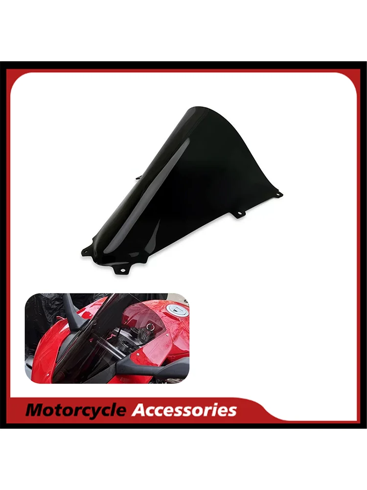 

V2 Motorcycle Double Bubble Windshield WindScreen Screen Acrylic For Ducati Panigale V4 2018 2019 PANIGALE Panigale V2 2018-2024