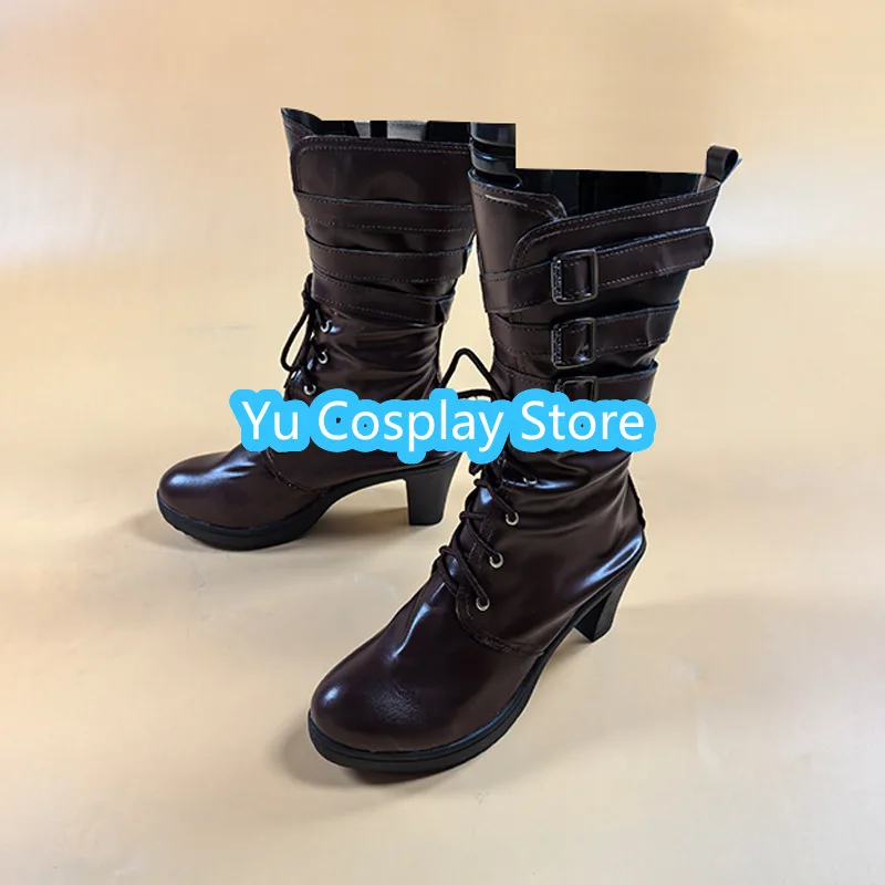 

Yu Cosplay Store Zenless Zone Zero Youko Nureha Cosplay Shoes Anime Cosplay Shoes Boots Halloween Costumes Props