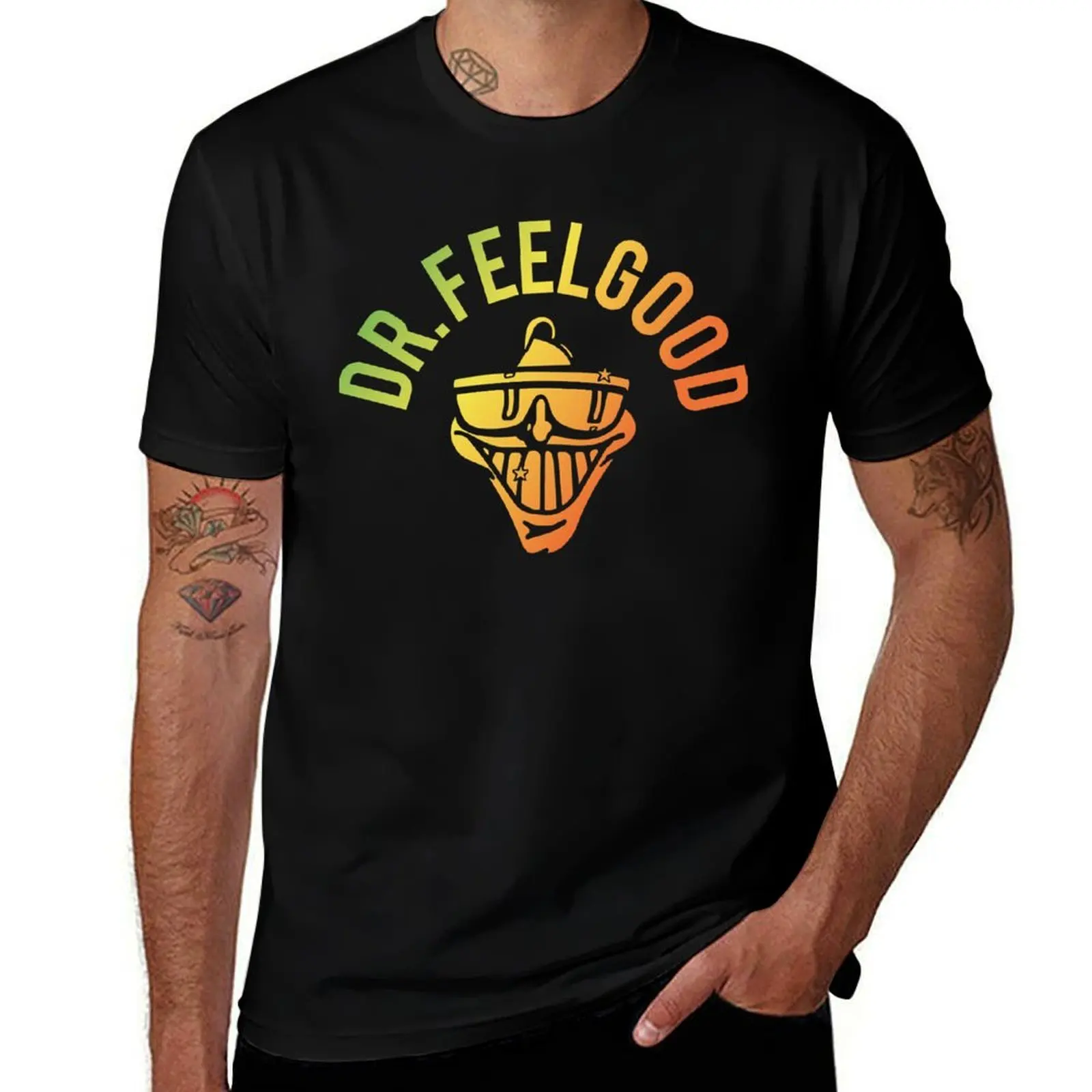 

Funny Gifts For Dr Feelgood Mask Birthday Gift Print Mtley Crüe Gift For Fans T-Shirt designer shirts Men's t-shirt