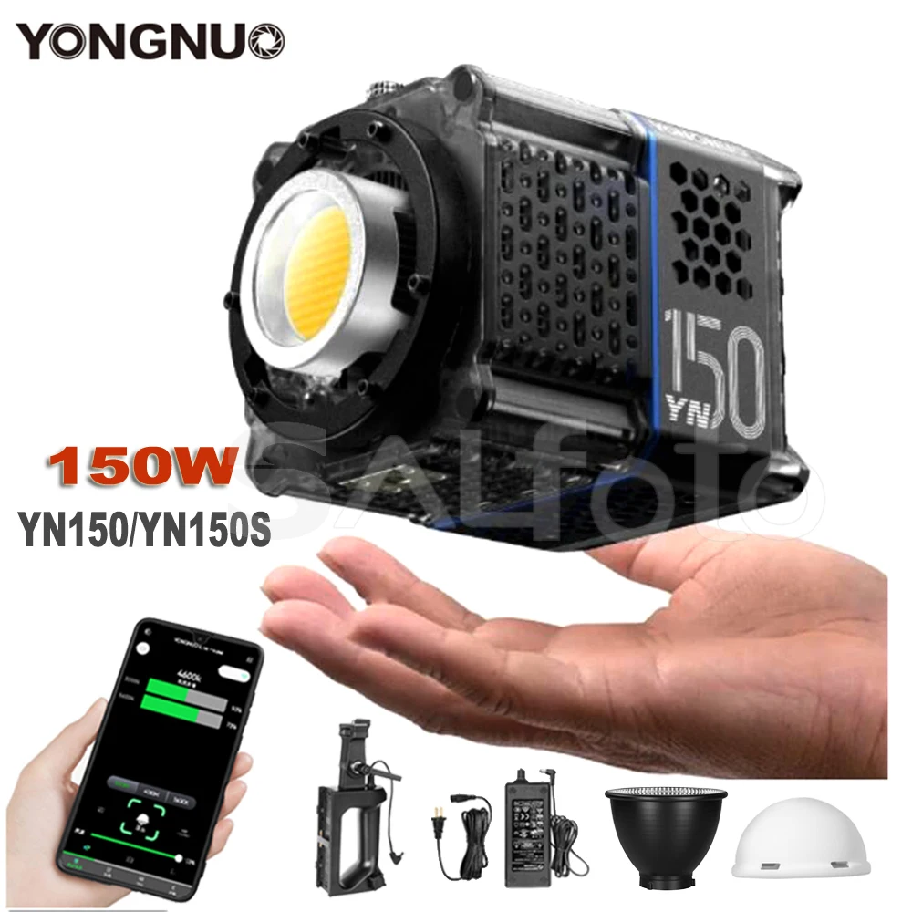 

Yongnuo YN150 YN150Li YN150S 150W 2700-6500K /5600K Portable Handheld Led Video Light COB Lamp Portait Photography Fill Lighting