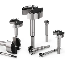 Versery 1 Stück 6 mm-100 mm Forstner Holzbearbeitungswerkzeuge Lochsäge Scharnier Langweilig Bohrer Bits Rundschaft Hartstahlschneider