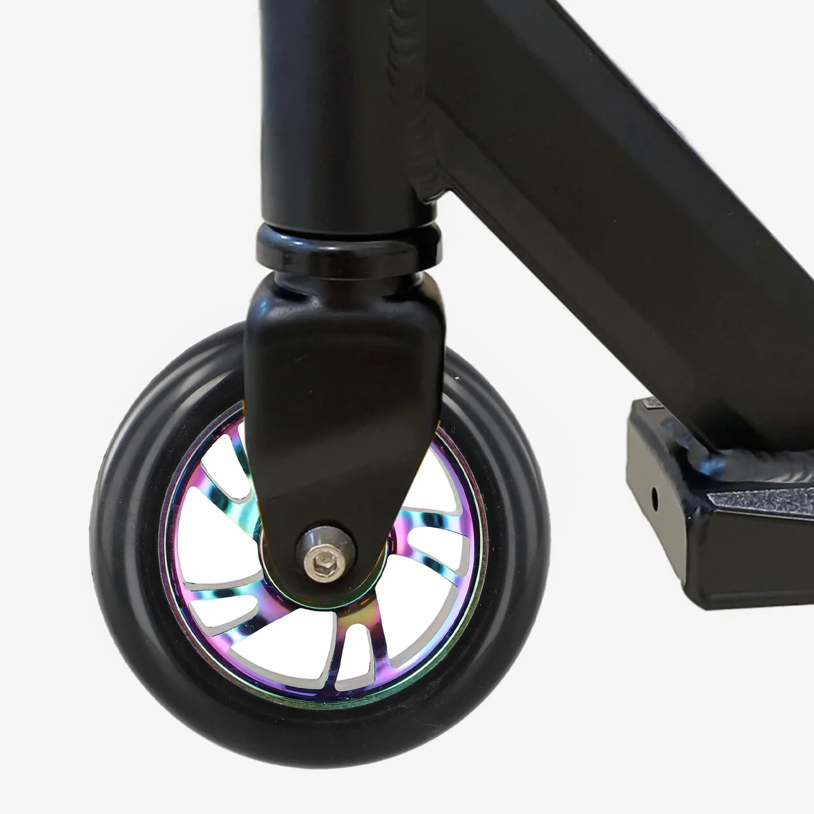 For Stunt Riding 100mm Stunt Wheels Aluminum Alloy Hub 100mm 3.9inch CNC Processed Good Elasticity Lightweight Design