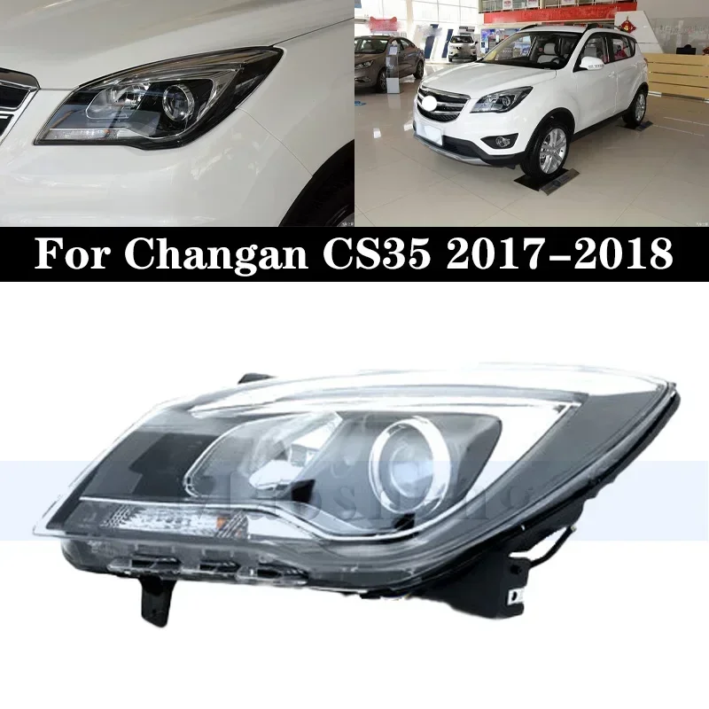 

Front Bumper Headlight Headlamp For Changan CS35 2017-2018 Head Light Head Lamp