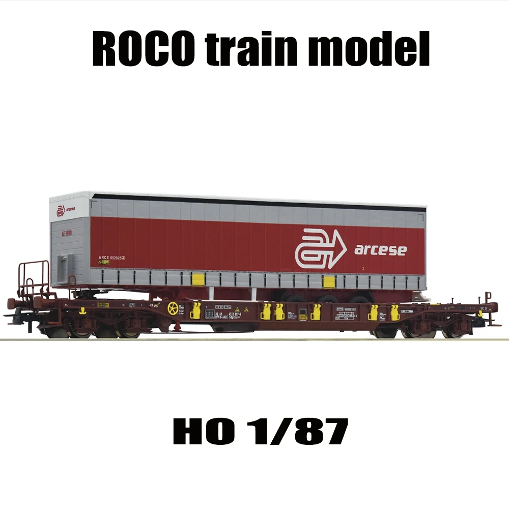 

Модель поезда ROCO 76227 HO 1/87, контейнер-транспортер AAE, игрушечный поезд