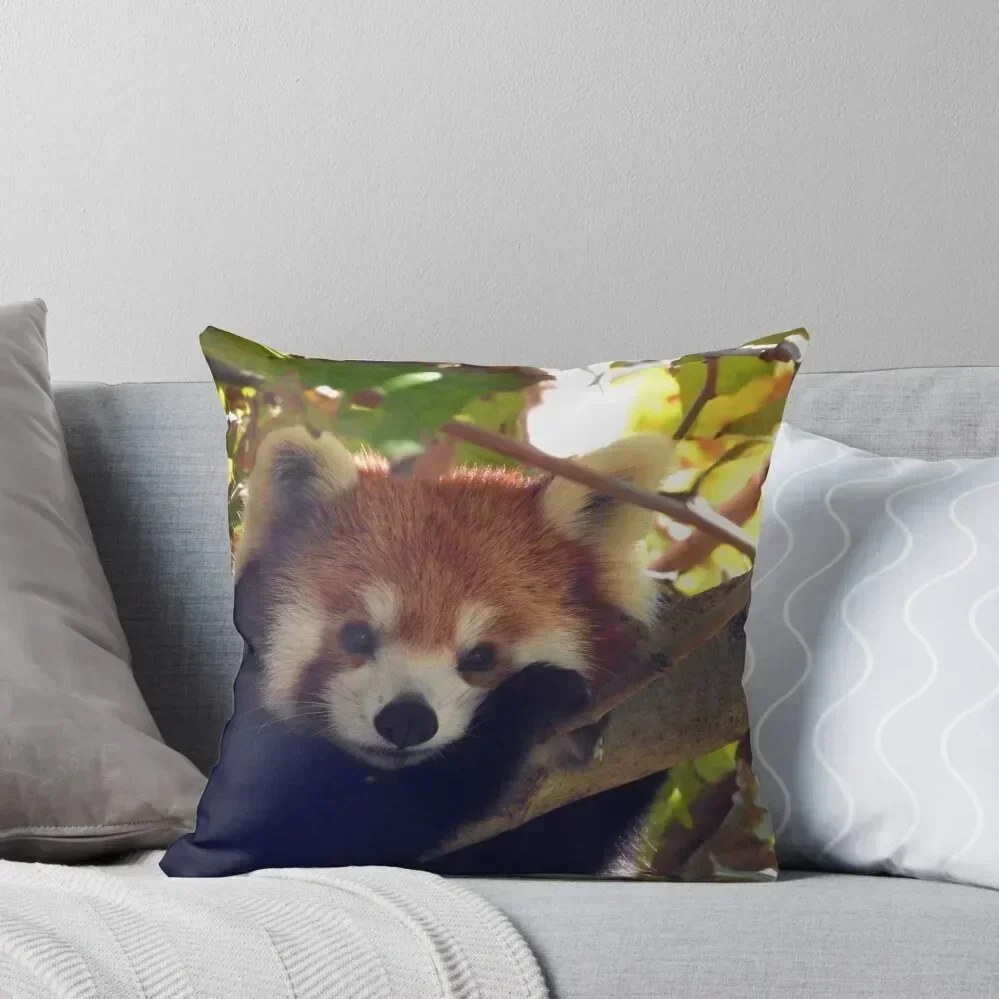 

Red Panda Throw Throw Pillow Couch Cushions christmas supplies Marble Cushion Cover pillow