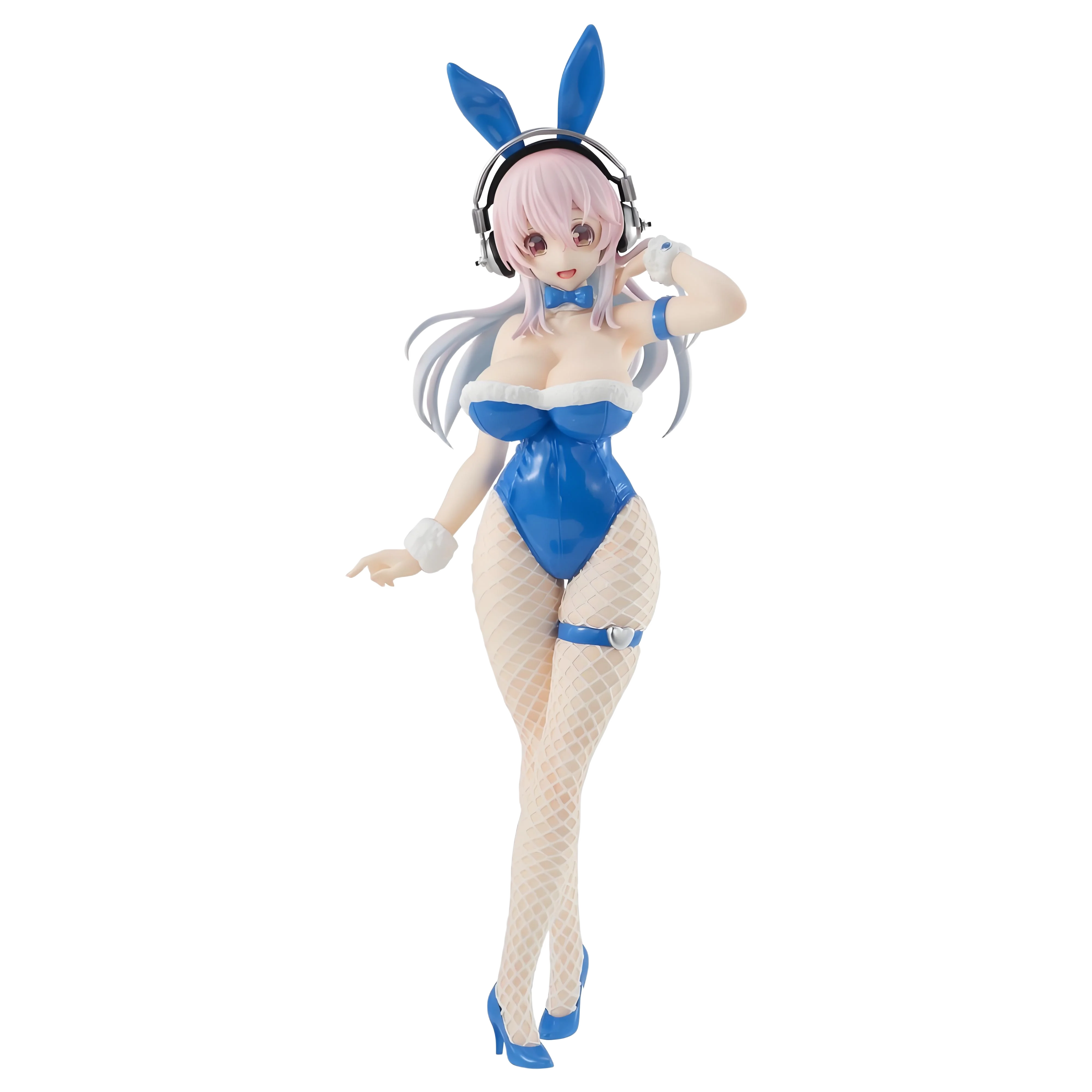 FuRyu Genuine BiCute Bunnies Super Sonico Bunny Girl Anime Sexy Cute Action Figure toy Collection Ornaments adult for Children view 6