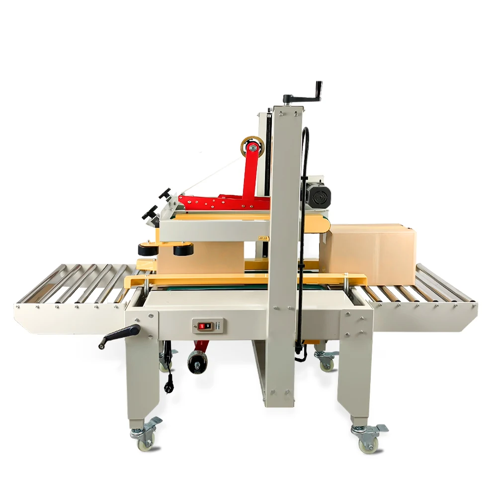 FXJ6050 Popular Custom Semi-auto Adhesive Case Tape Carton Sealer Carton Sealing Machine Box Sealer Machine