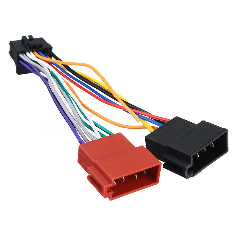 1 X Wiring Harness 16 Pin Car Stereo Radio Player ISO Wiring Harness Connector For Pioneer 2003-on image 5