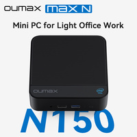 Wholesale OUMAX Intel Twin Lake N150 Mini PC 16GB 500GB Support Dual LAN Desktop Computer VS  Mini S12 Pro N100 T8 Pro GMKtec G2