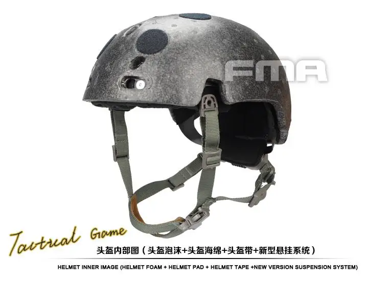 FMA New Helmet Suspension + Premium Memory Foam + Helmet Foam For FAST helmets