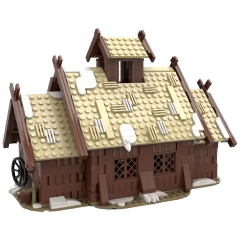 Brinquedo De Montagem De Partículas Pequenas, Armazenamento De História, Mide House, Modelo De Puzzle Criativo, DIY, Spot MOC-96080