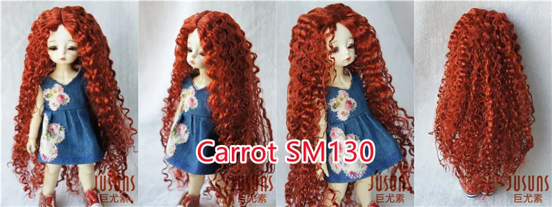 JD220 1/6 1/4 1/3 1/12 Blythes Extremely Long Curly Fashion Synthetic Mohair BJD Wig YOSD MSD SD Doll Accessories