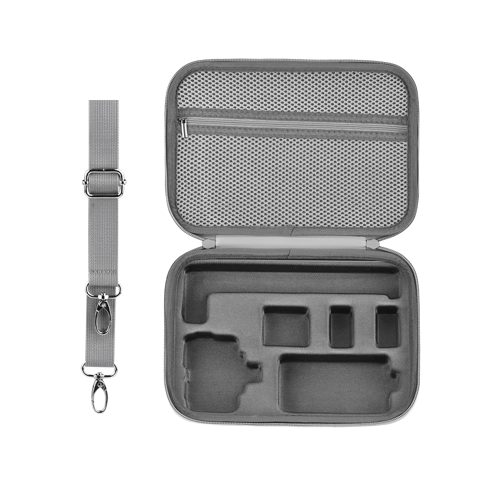 

for DJI Action 5 Pro Storage Bag Sports Camera Accessories Shoulder Crossbody Handy Carrying Case Gray