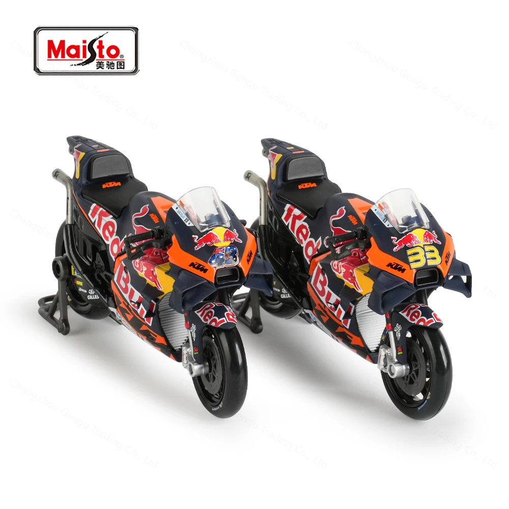 Maisto 1:18 2023 GP Racing Red Bull KTM Factory Racing Druckgussfahrzeuge, Sammlerstück, Motorradmodell, Spielzeug