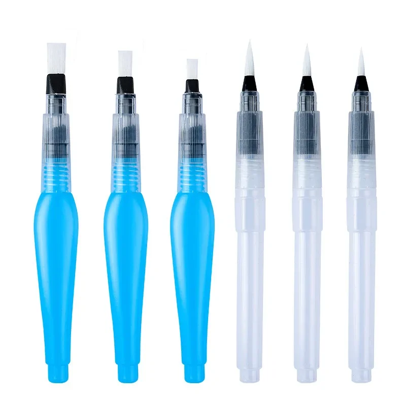 Weiches Nylonhaar, selbstfeuchtigkeitsspendendes Aufbewahrungspinsel-Stift-Set für Kalligraphie, Aquarell, Malerei, Zeichnen, Kunstbedarf