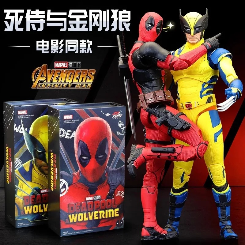 2024 Deadpool & Wolverine Action Figures Movie Version Zd Toy Series Collections Adult Action Figures Kids Gift