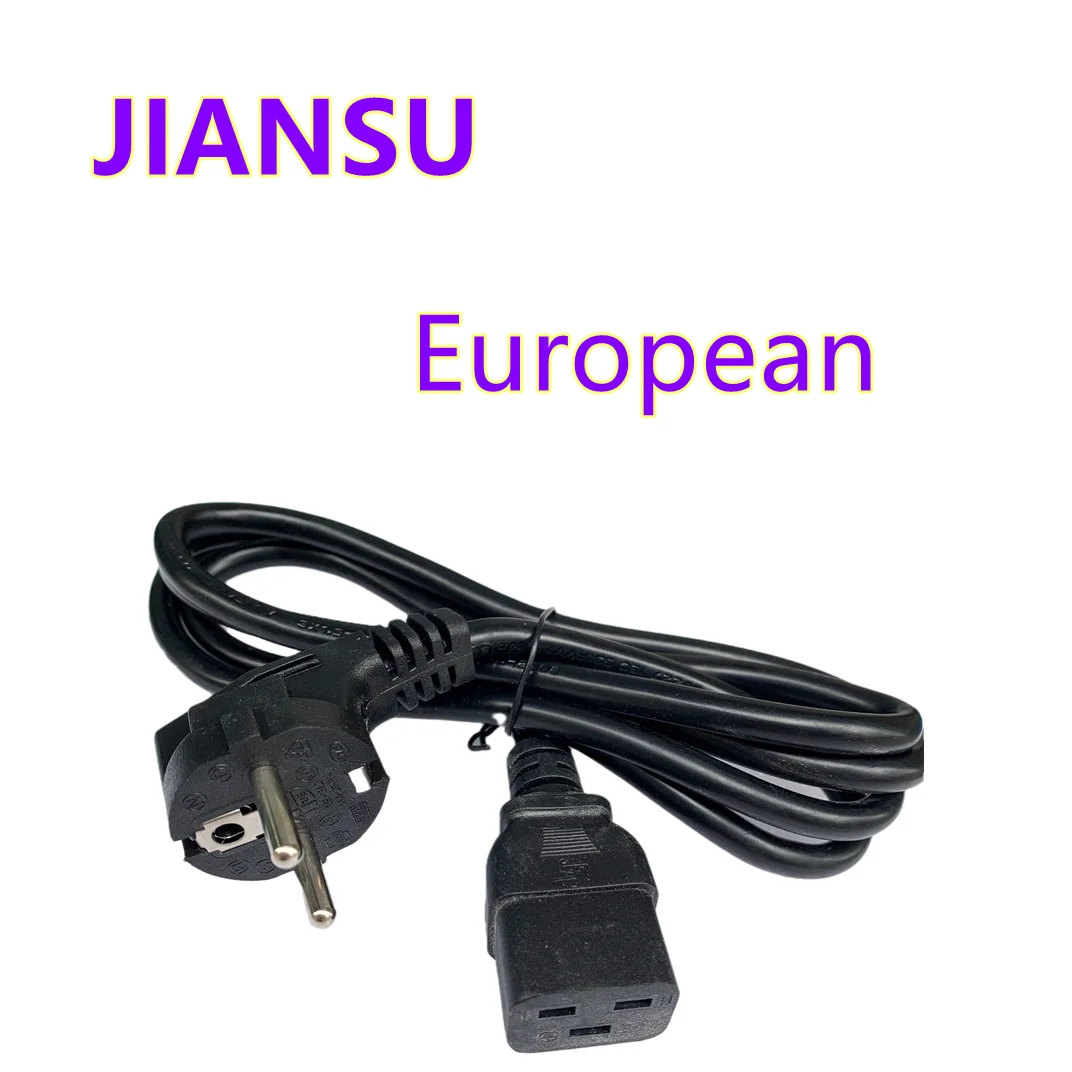 3PIN Eu Power Cord Us Uk Au Plug Iec C13 Power Adapter Kabel Voor Dell Desktop Pc Monitor Hp Epson printer Lg Tv Projector