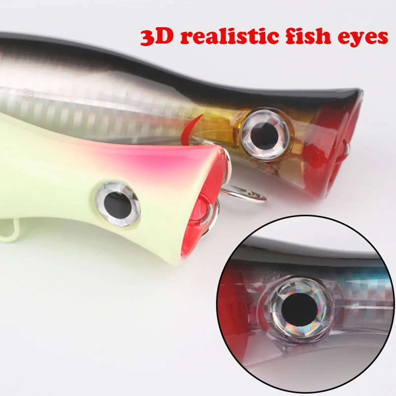 120mm 40g Testar Floating Popper Bait Long Casting  Artificial Wobblers Topwater Lure Trolling Whopper Saltwater Fishing Lures view 3