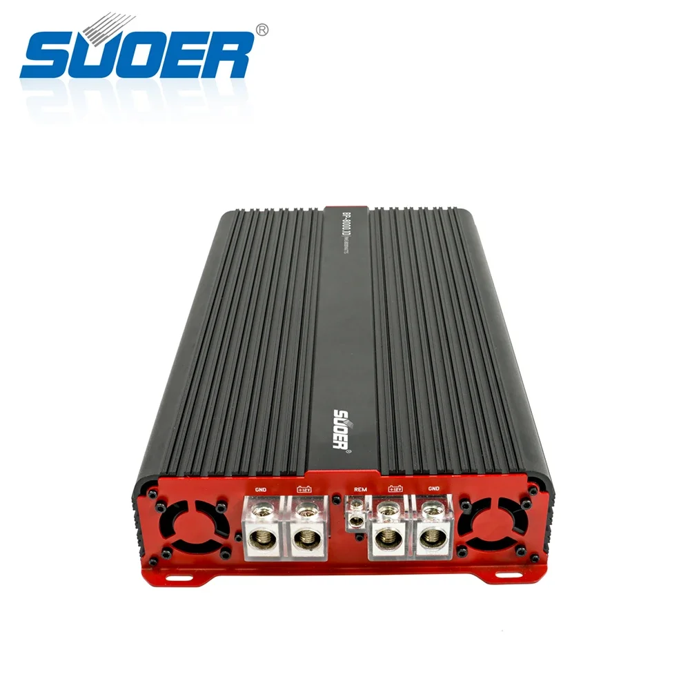 Suoer BP-8000 24000W Monoblock Professional Car Amplifier with 8000 Watts Big Power RMS