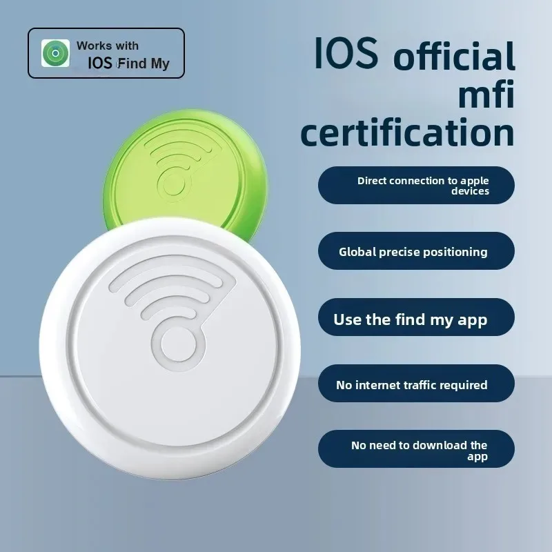 CD Mini AirTag Suitable for IOS Find My Smart Tag Anti-Lost Tracker Device IOS Global Locate Finder Pet Tracker
