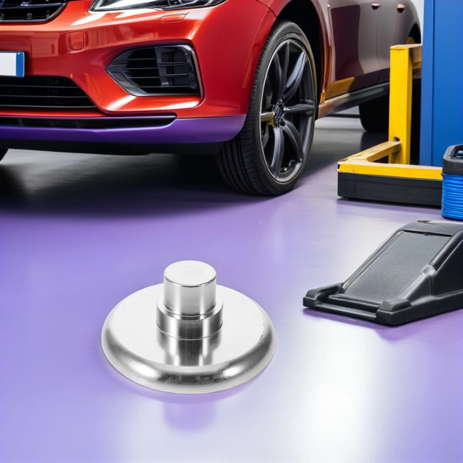 자동차 리프트 고무 패드 1.5인치 두꺼운 헤비 듀티 잭 패드 보호대 유압 리프팅 플랫폼 차량 리프트 지지대 차고용