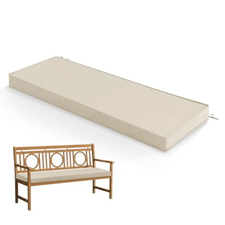 

Подушка для уличной скамейки: водонепроницаемые и устойчивые к выцветанию подушки для садовой мебели - нескользящая подушка-накладка для скамейки со съемным чехлом