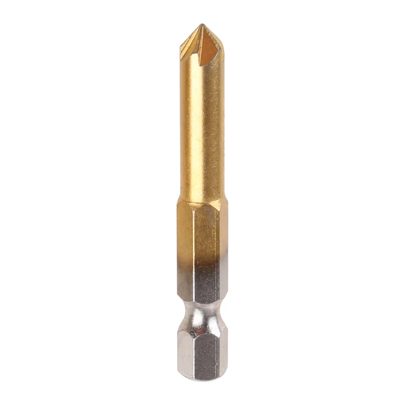 F92C 3 PCS HSS Chamfer Counterk Inspfer Drill Bit Bit 1/4 Shank 90 độ gỗ