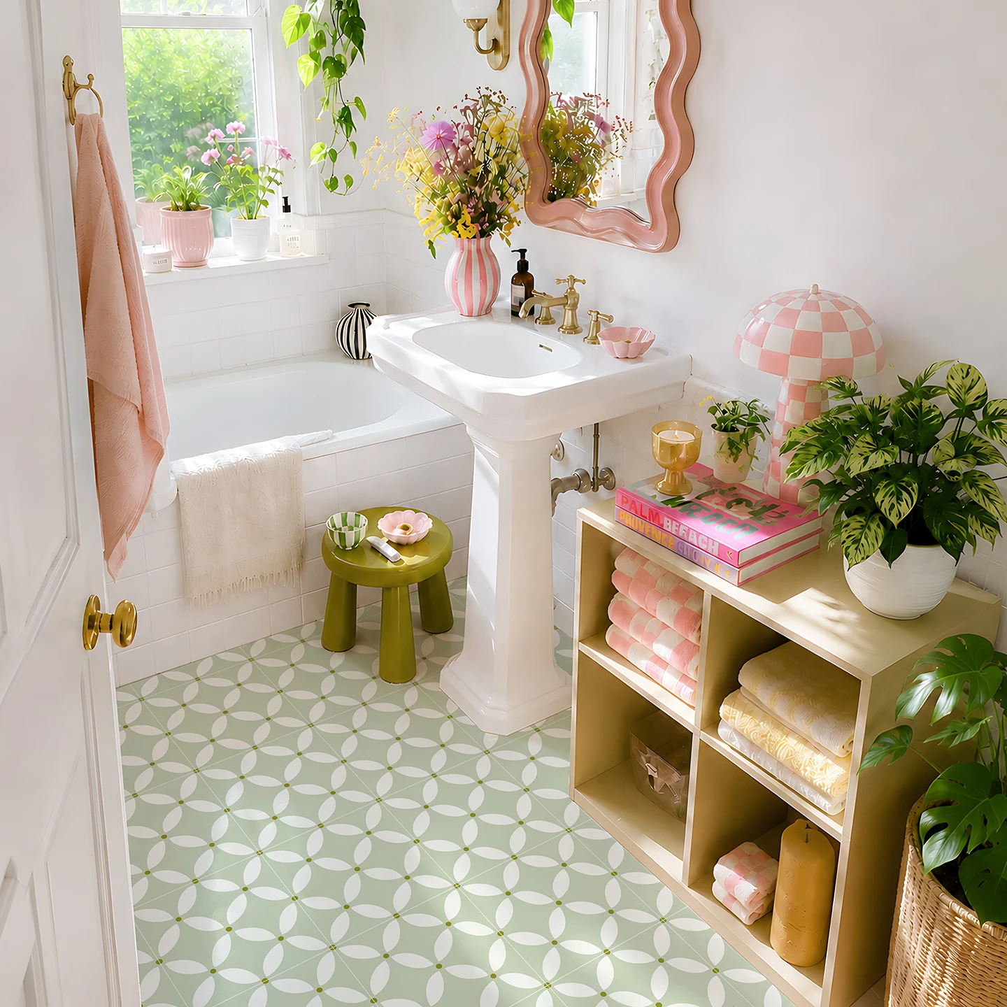 Nordic Tile Stickers, Green Ge - огляд і ціна Commercial Kitchen Tiles