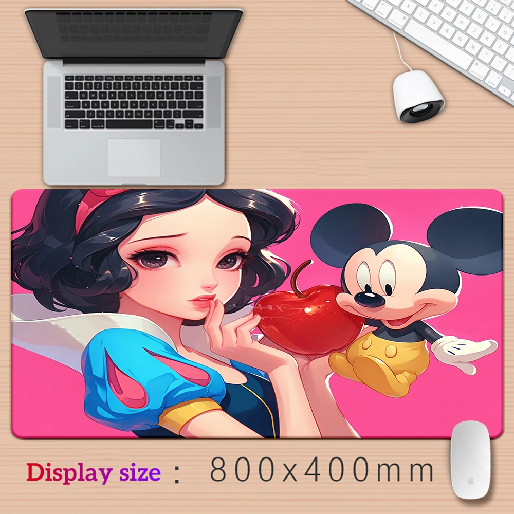 Large Mousepad XXL Snow White Mouse Pad Keyboard Gaming Accessories Mouse Mats Game Office Computer PC Gamer Laptop Desk Mat