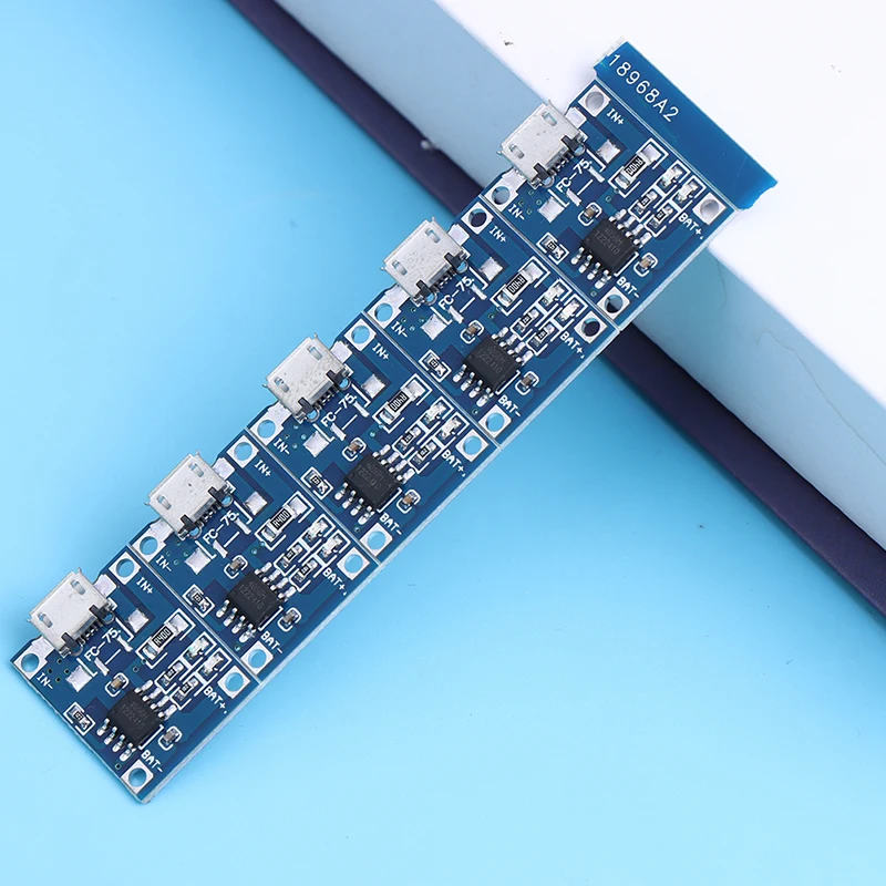 5Pcs 5V 1A TYPE-C Micro USB Lithium Battery Charging Board Charger Module With Protection Dual Functions 18650 TP4056
