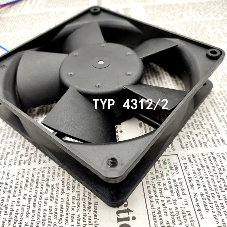 Sealed high air volume fan 12V 5.0W 120*120*32mm Axial flow cooling fan TYP 4312/2 Silent Cooling Fan