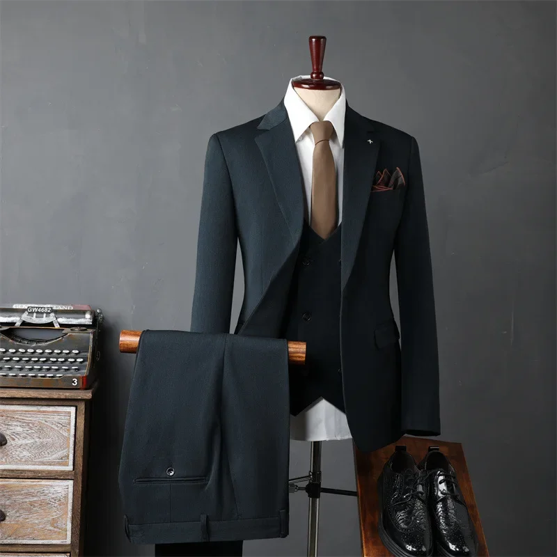 (28) Casual Suits for Men, Groom Wedding Dresses, Business Slim Suits