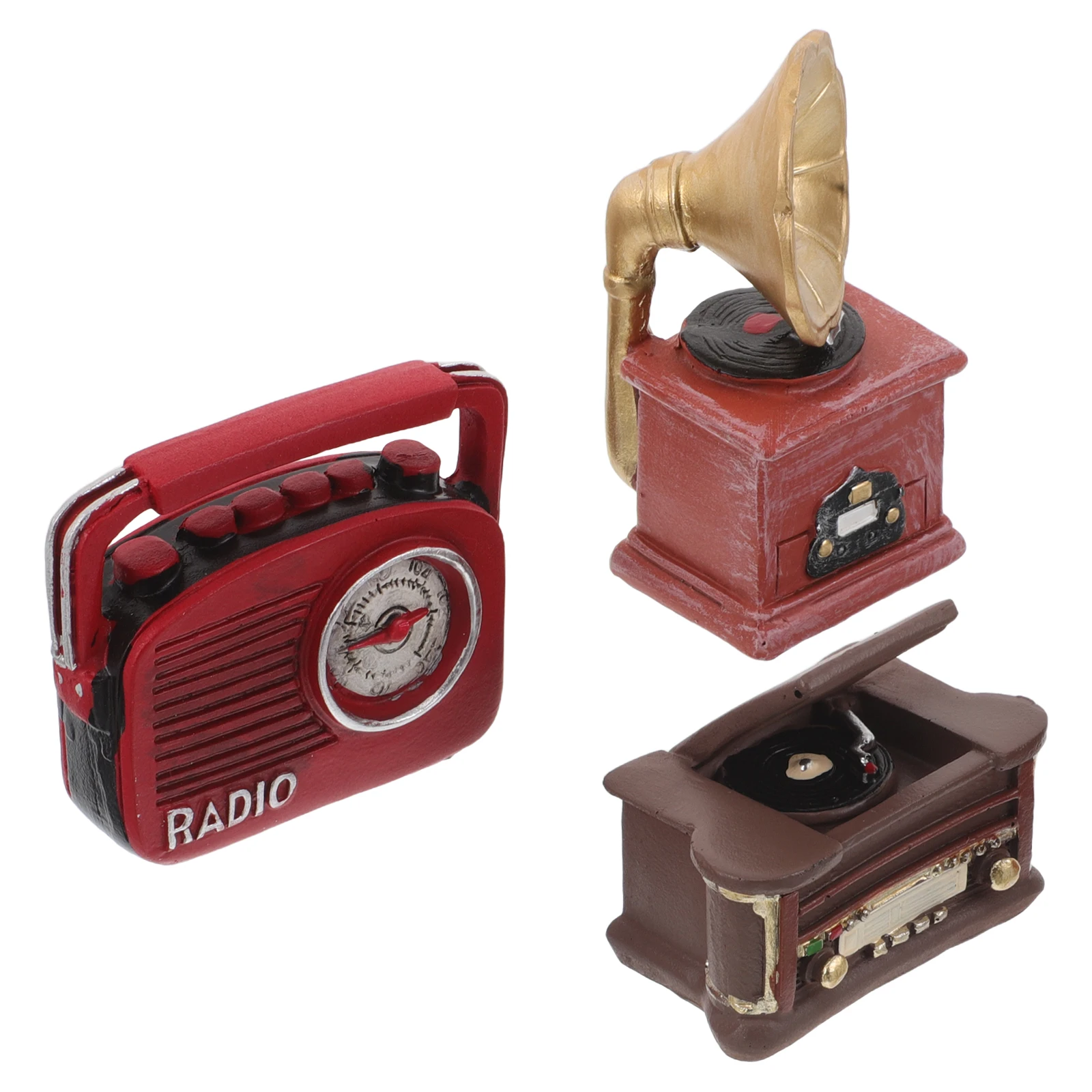 

Retro Gramophone Ornaments Phonograph Vintage s Record Player Decoration Decorate