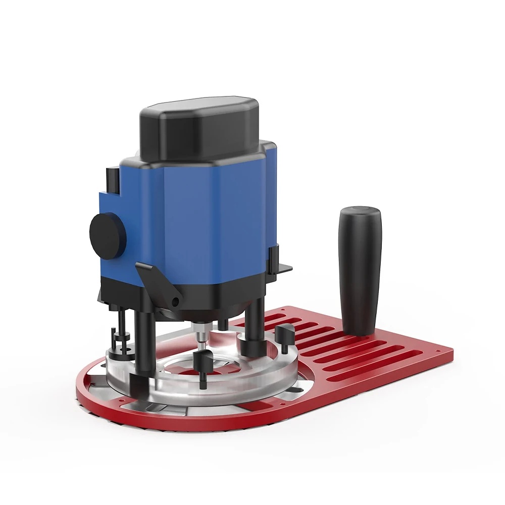 Allsome Trimming Machine Workbench Base Adjustable Slider High-Quality Aluminum Alloy Lightweight 65mm to 132mm Compatibility