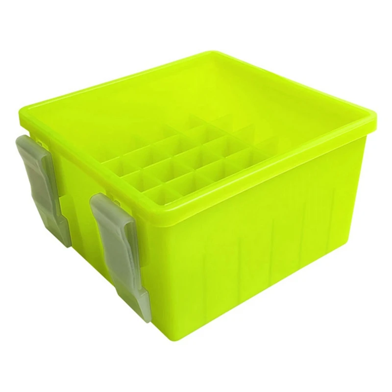 LALA Fishing Lure Box 36 Grids Squid Jig Storage Box Octopus Egi Organizer Box Hard Bait Container Case With Luminous