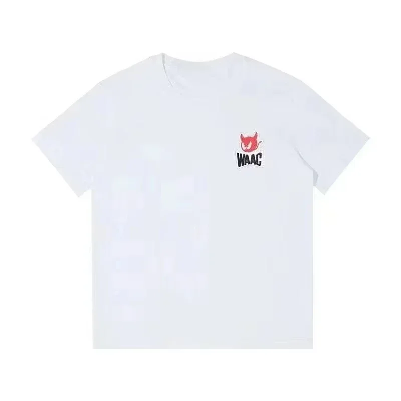 WAAC Reines Baumwoll-Kurzarm-T-Shirt Stilvoll und Vielseitig Geeignet für Alle Jahreszeiten Streetwear 2026 Sommer Neu Mode Lässig – Detail 4