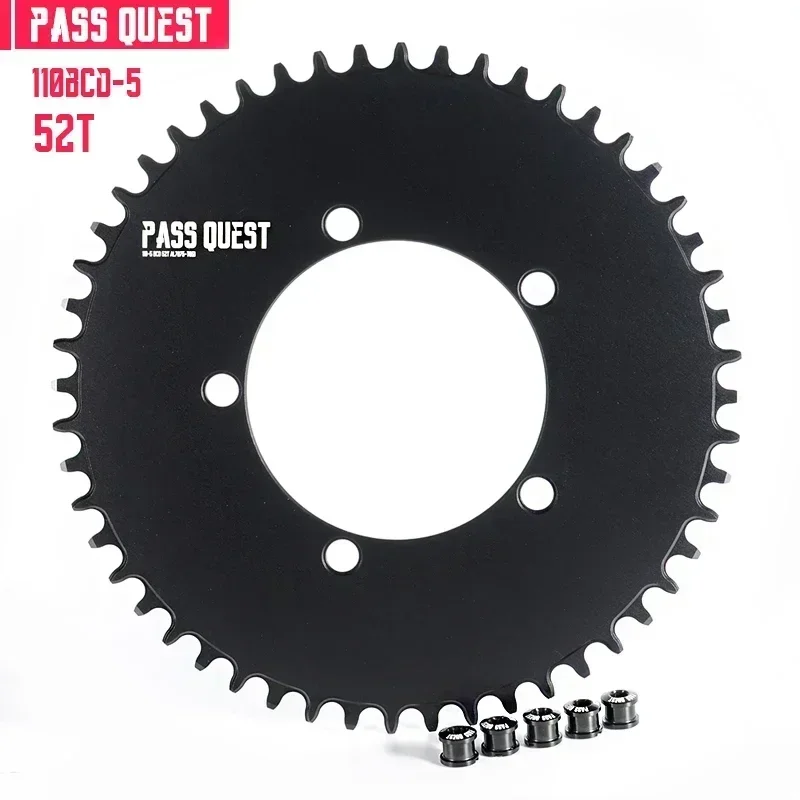 Pass Quest 110BCD オーバル/ラウンド チェーンリング 42T-58T