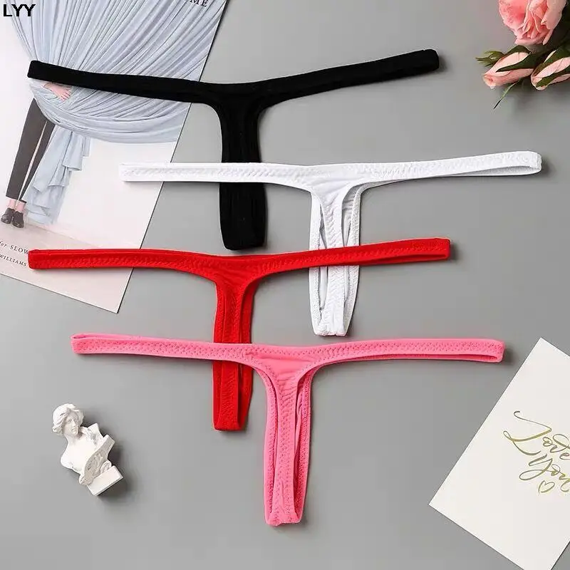 Custom Name Thongs String Crystal Letters Deep V Sexy Panties For Women Bikini Hotwife Customize Lingerie Underwear Gift Briefs