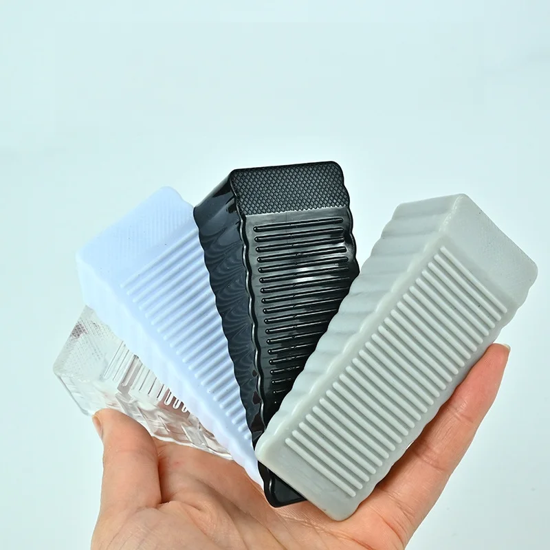 Rubber Silicone Anti Collision Safety Door Stopper Wedge Door Rear Retainer For Household Home Office Hardware Tools image 5