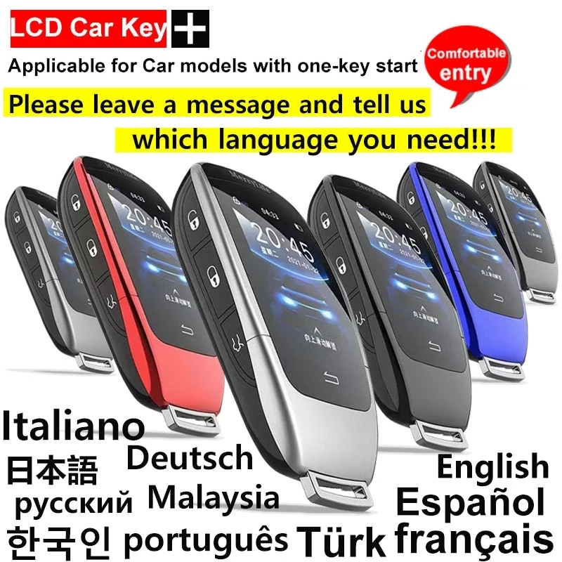 XNRKEY Smart LCD Key Smart Remote Car Key TK900 con schermo LCD per Mercedes Benz BMW Audi Toyota Lexus Kia Ford Hyundai