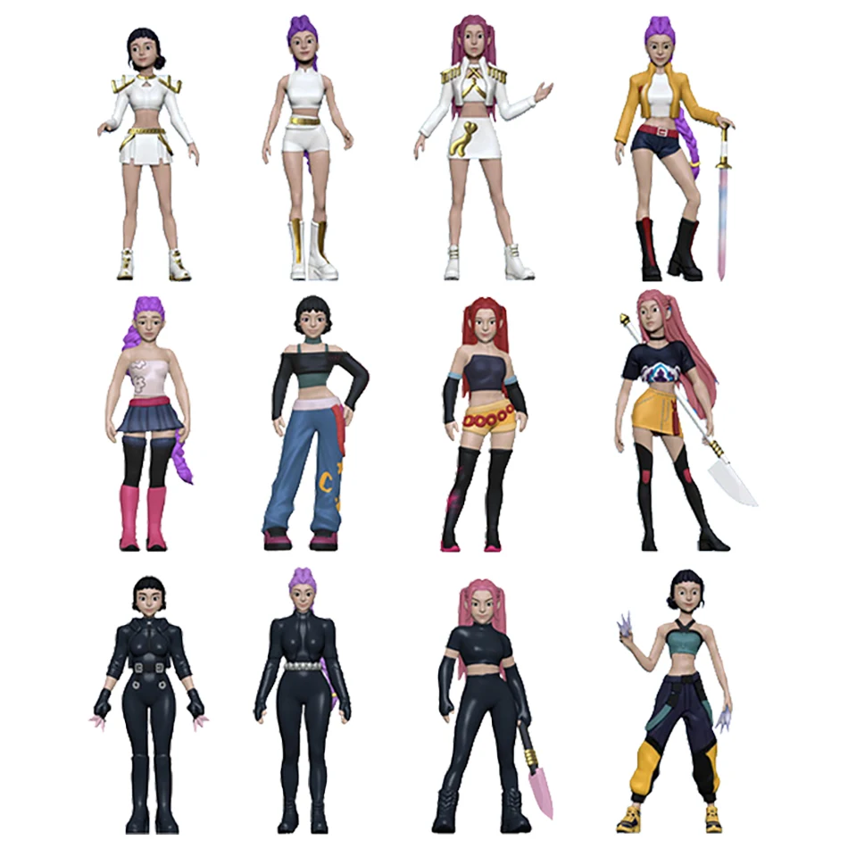 アニメ Kpop デビルハンター ブラインドボックス 分解楽しいブラインドバッグ 小さな置物 周辺モデル デスクトップ ブラインドボックス装飾ギフト