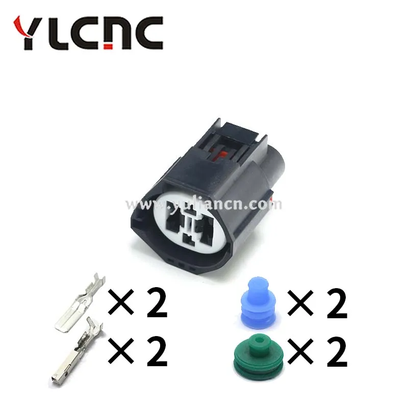 YLCNC 4 Pin Auto Waterproof Connector Car Radiator Fan Socket Plug 7283-8598-30/7183-8598-30