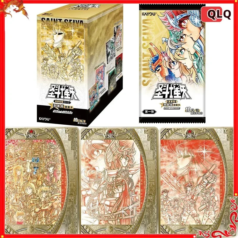 Tarjetas Coleccionables Oficiales y Auténticas de Saint Seiya de Kayou, Paquete de Tarjetas de Mercancía de Anime Especial de la Sala Suprema para Coleccionistas