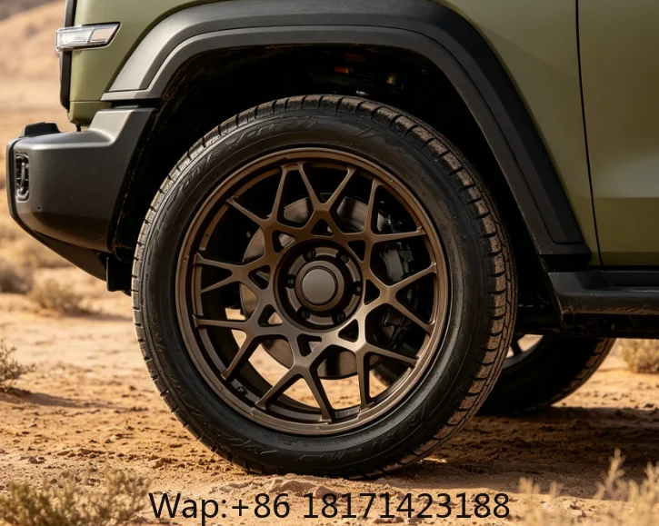 【Hot】Bronze Forged Off‑Road Wheels Custom Mesh Alloy Rims for Jeep Wrangler for Hardcore SUV Desert Offroad Performance Rims