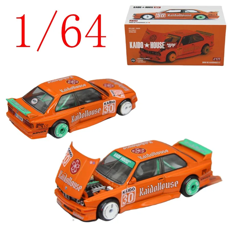

Mini GT Diecast 1/64 Scale BMW Alloy Model Cars BMW RV Sports Car E30 M3 LBWK Play Vehicles Toys for Boys Gift Original Box