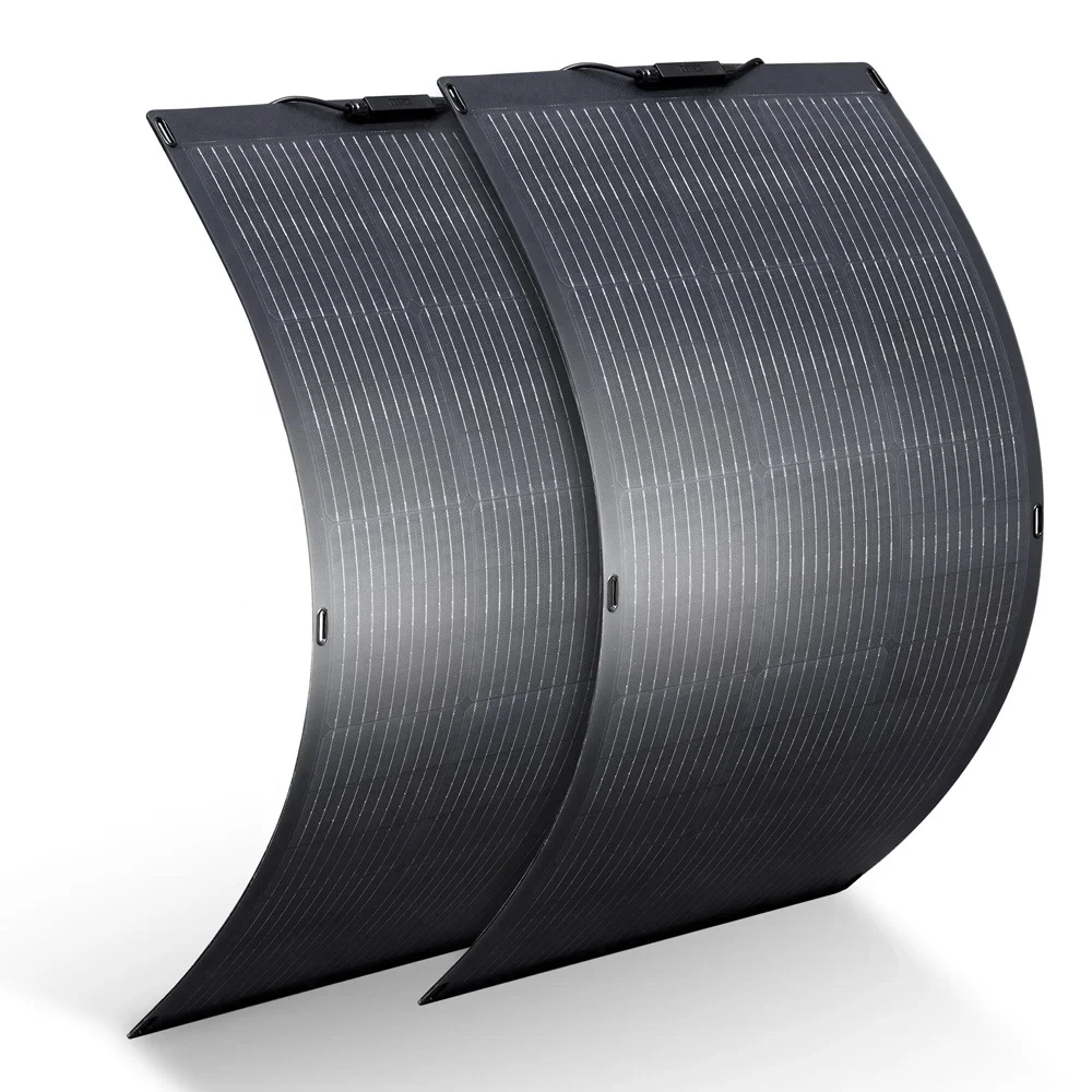 12V 18V Flexible Solar Panel Kit 125W-500W, 18BB Cell, Camping Boat RV Off Grid Power