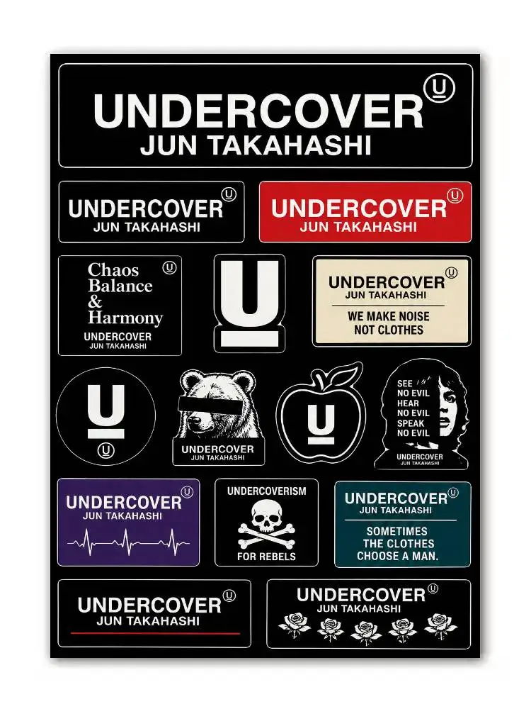 AliExpress kayou U-ND-e-RCOV-e-R Waterproof Vinyl Stickers for Car Motorcycle Bike Skateboard Laptop Bottle Phone